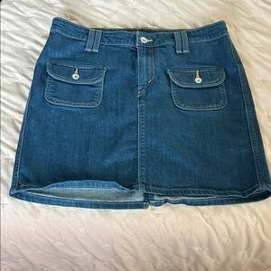 Trendy Indigo Mini Skirt